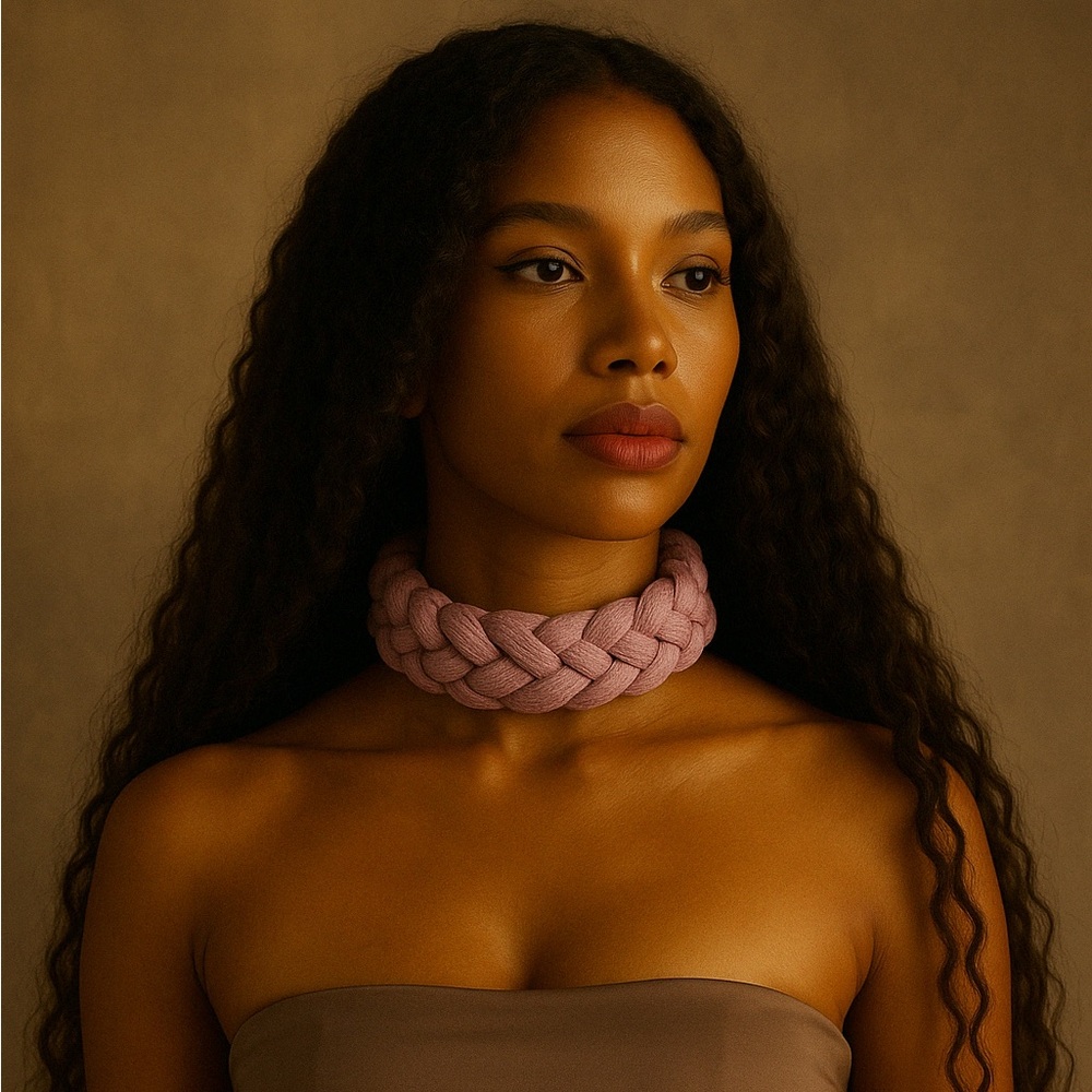 The Pink Braided Neckwear